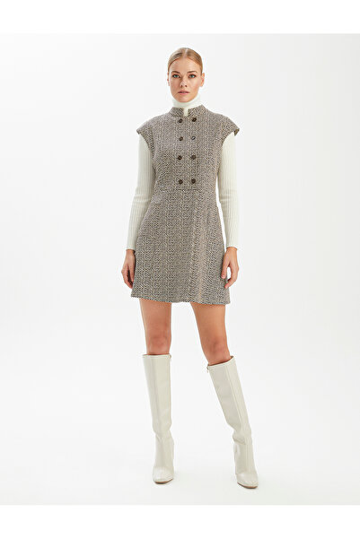 BGN workshop ROCHIE DE VISCOZĂ CU MODEL, CU BUCĂȚI PE PARTEA SUPERIOR