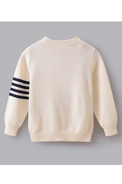 SAPS Full Sleeves Pullover - Cream