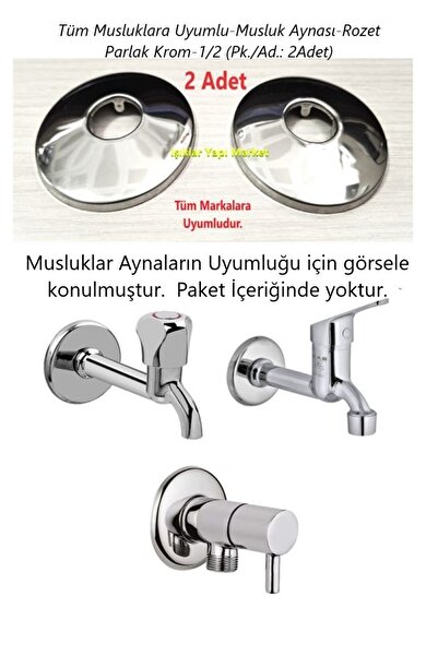 ece life Musluk Aynası -Musluk Rozeti -Taharet, ve Tüm Musluklara Uyumlu -Par...