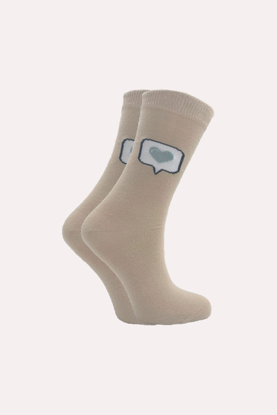 KARDEŞLER ÇORAP Women's Cotton Socks Multi-Colored 4-Pack