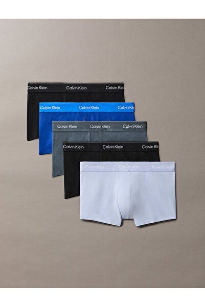 Calvin Klein Men Multicolor Pack of 5 Low Rise Trunk