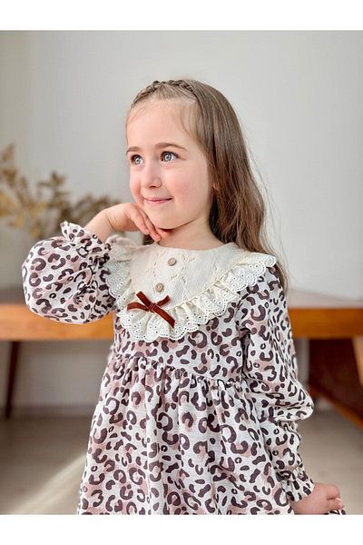 tinytrends Girl's Dress Cotton Patterned