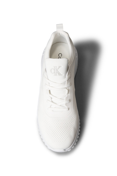 Calvin Klein Men White Eva Runner Sock Mix Low Top Trainers