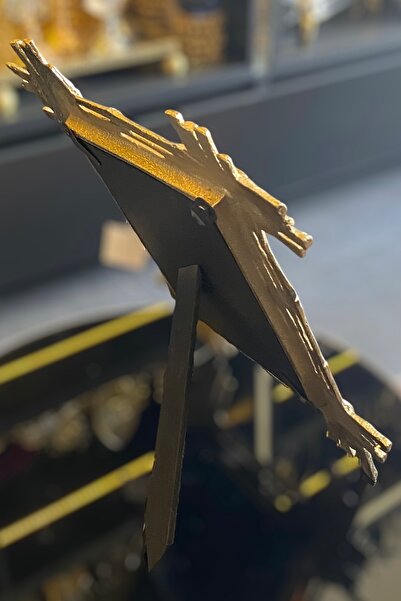 LEMİ DEKORASYON Peacock Bamboo Casting Gold Photo Frame