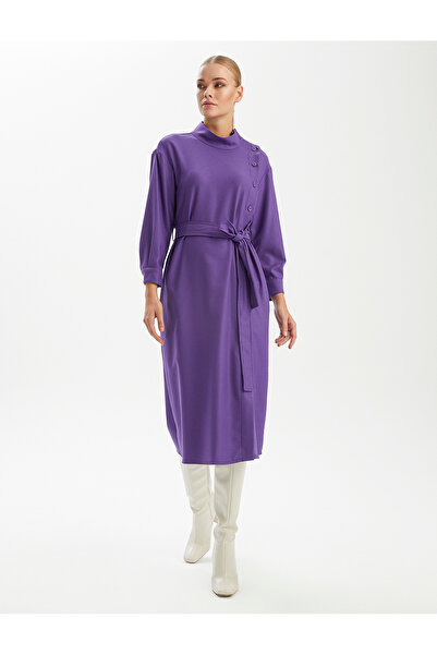 BGN workshop ROCHIE DETALIATA CU BUTONI DIN VISCOZA CU CENTURA