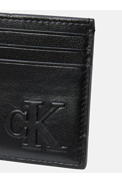Calvin Klein Calvin Klein Men Black Bold Leather Card Holder