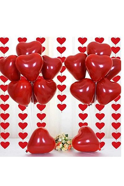 pure age Large Size Heart Balloon 10 Pieces for Lover and Special Day