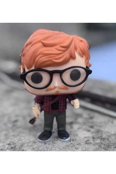 BANDAI with box 01 Singer Rocks Ed Sheeran 76 Cute Figure Model Toys 10cm