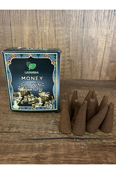 Layansaa 10 Adet Money Drawing Aromalı Konik Tütsü