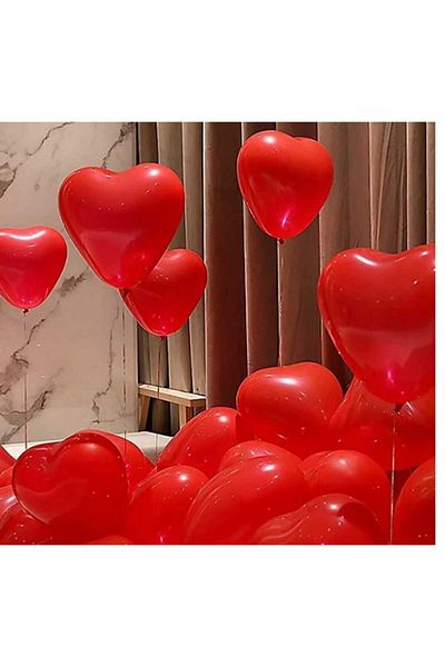 pure age Large Size Heart Balloon 10 Pieces for Lover and Special Day