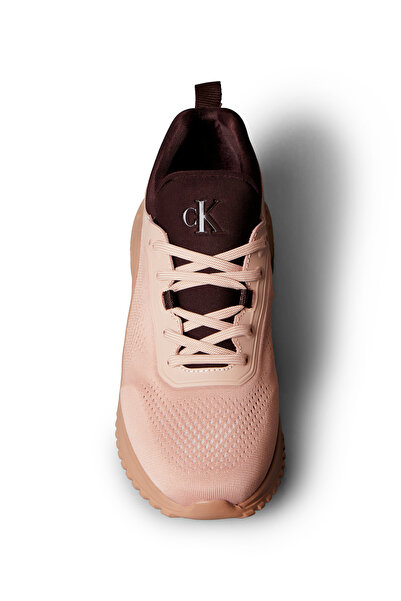 Calvin Klein Women Natural Eva Runner Sock Mix Low Top Trainers