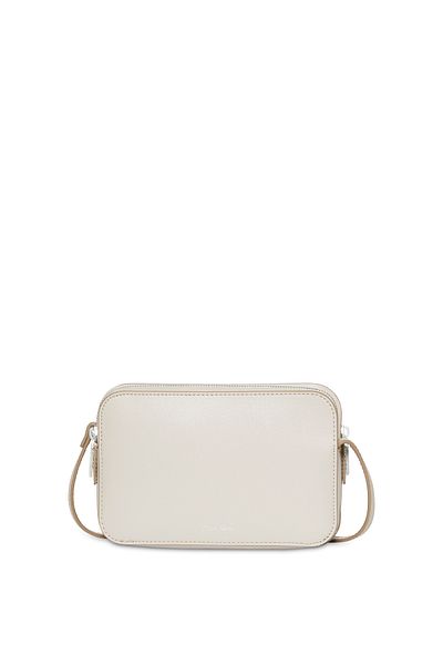 Calvin Klein Women Chateau/Desert Taupe Foil Logo Elongated Camera Bag
