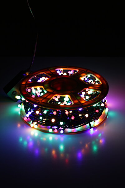 SDX Market Instalație de Crăciun, Liniară, 50 m, 500 LED-uri Q8, Multicoloră,...