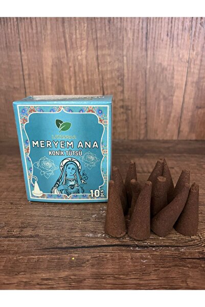 Layansaa 10 adet meryem ana aromalı konik tütsü