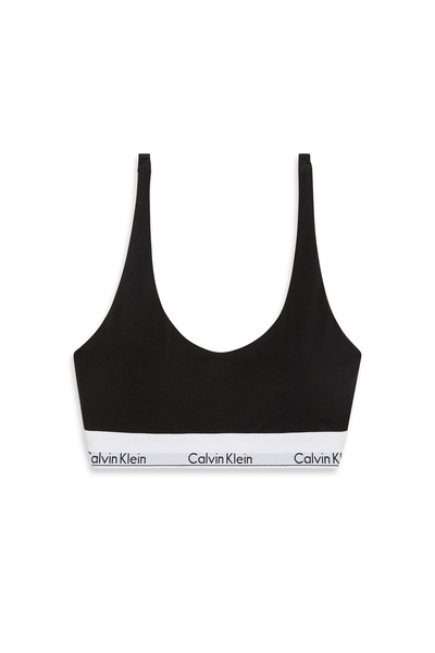 Calvin Klein Women Black Icon Cotton Modal Lightly Lined Bralette Bra