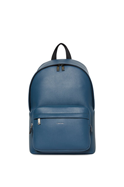 Calvin Klein Men Blue Raised Round Backpack