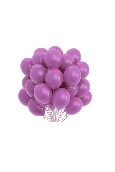 SDX Market Set de 50 de baloane din latex, mov, 25 cm