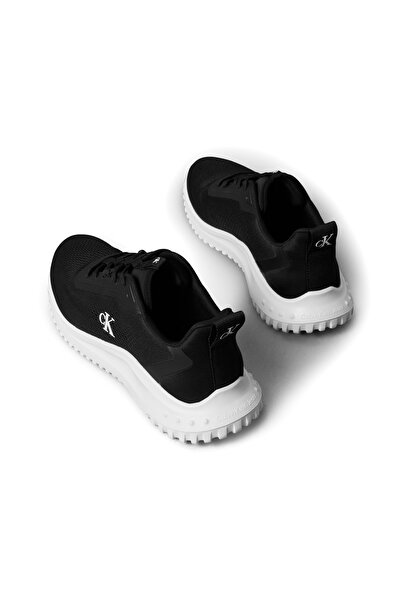 Calvin Klein Calvin Klein Men Black/Bright White Eva Runner Mix Breathable Mesh Ultralight Trainers