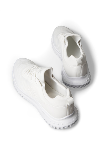 Calvin Klein Men White Eva Runner Sock Mix Low Top Trainers
