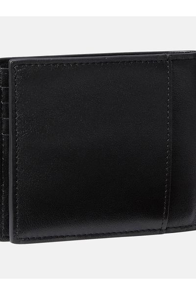 Calvin Klein Calvin Klein Men Black Bold Ew Billfold Leather Wallet