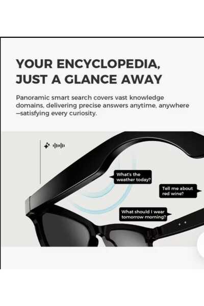 Generic M01 Smart Bluetooth Glasses with Camera AR AI Translation ENC Calls Music 4K Video Men Women