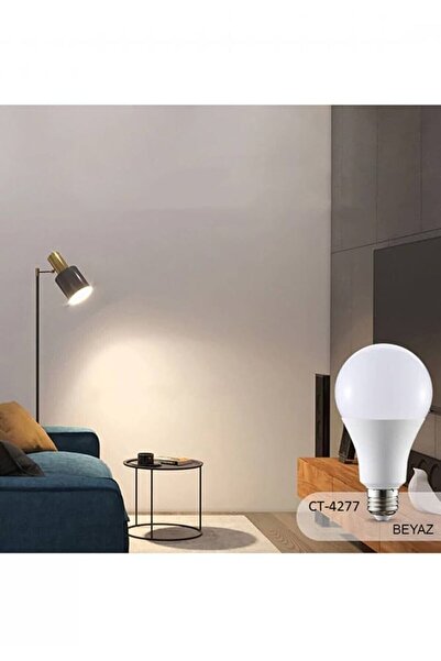 Cata CT-4277B 9W LED Ampul – E27 Duy, Beyaz Işık, Yüksek Parlaklık