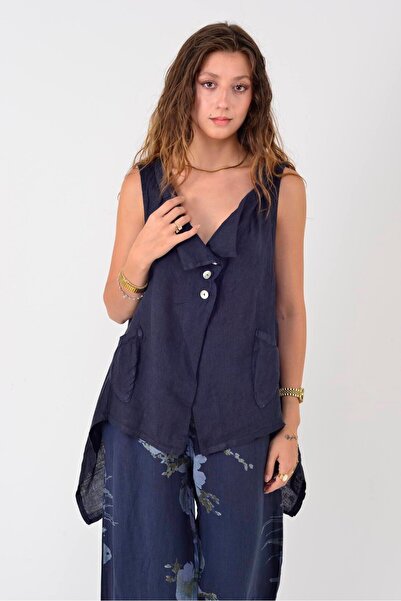 Park Moda 12168 ΑΣΥΜΜΕΤΡΙΚΗ ΚΟΠΗ ΚΟΥΜΠΙ ΛΕΠΤΟΜΕΡΗΣ ΑΜΠΟΥΡΑ ΛΕΝΤΕ ΜΠΛΟΥΖΑ