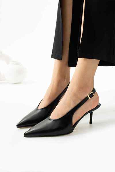 TubiBella Black Colored Patent Leather Stiletto