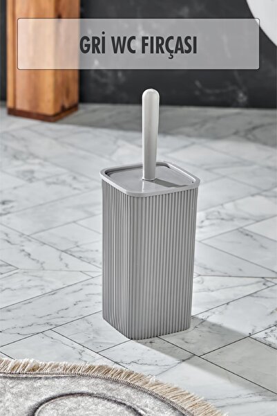 EWs Wc Brush & Toilet Brush Gray 2 Pieces