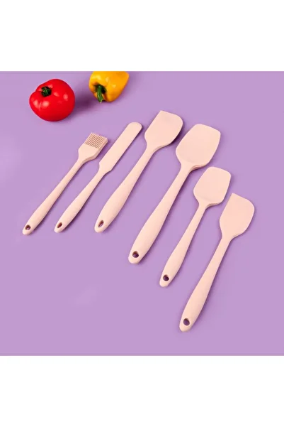 Chefstar Chef Star 6-Piece Silicone Serving Set - Pink