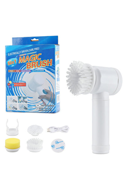 İMEXTECH Magic Brush ÇOK FONKSİYONLU BANYO MUTFAK LAVABO ŞARJLI TEMİZLİK FIRÇASI