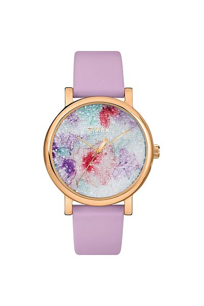 Timex ساعة تايمكس كريستال بلوم كوارتز نسائية - TW2T78200