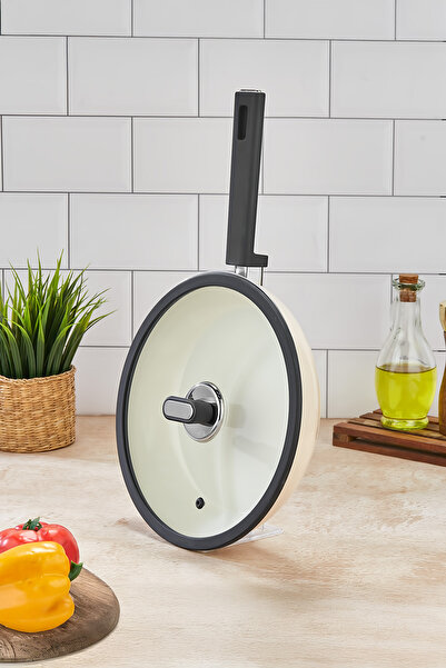 PoloChef Vista Seramik Tava Krem 30 cm