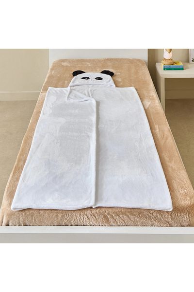 Home Box Playland Panda Flannel Blanket - 127x152 cm