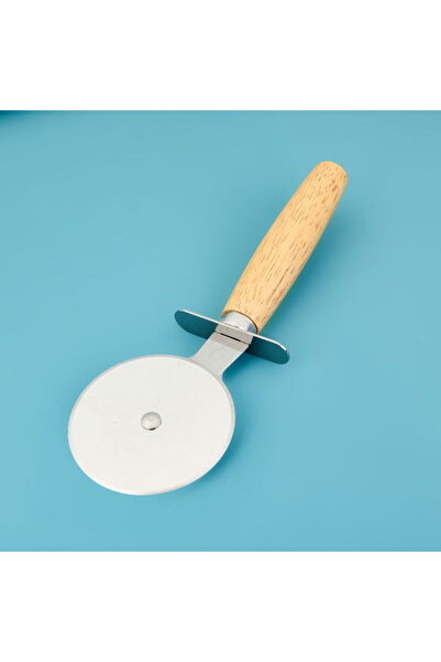 Alpina Pizza Serving Board and Knife - Light Brown - 34 cm