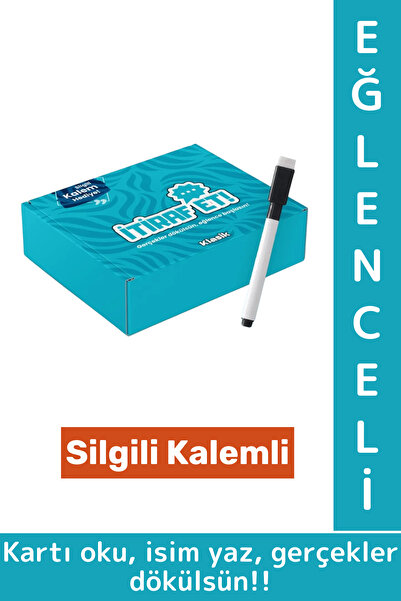 Wintoup Arkadaş Grup Tatil Yılbaşı Silgili Kalemli Eğlenceli Kızdırmalı Cezal...