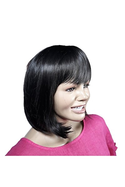 L-line fashion Peruca dama, fibra sintetica, cu aspect , castaniu, bob