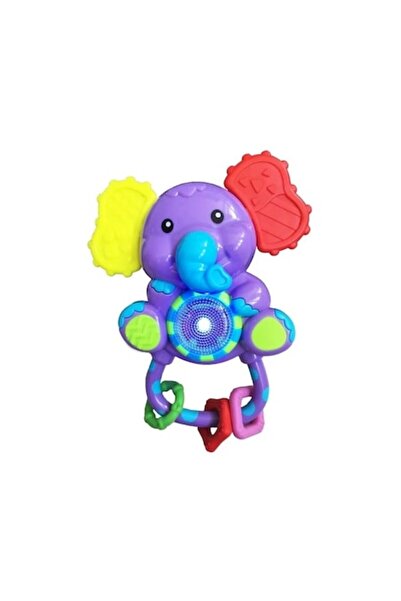 OEM Jucărie zornăitoare pentru erupția dentară, elefant cu urechi de silicon