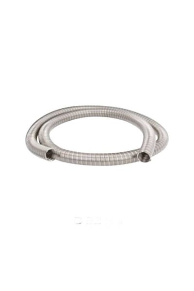 PAA-auto Flexible gas exhaust pipe, 2 layers, stainless steel, inner Ø 22mm, car heaters, generators, ovens