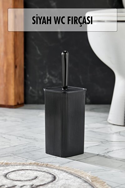 EWs Wc Brush & Toilet Brush Black 2 Pieces