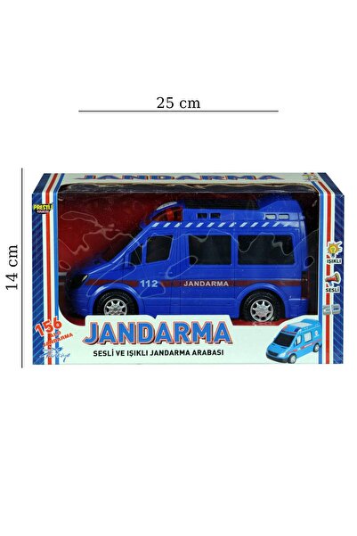 Prestij Oyuncak Kutulu Sesli Ve Işıklı Jandarma Minibüs