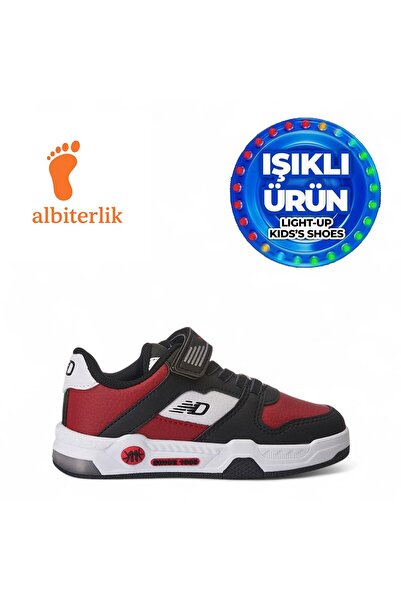 AlbiShoes Unisex Children's Basket Velcro 4 Seasons Winter Lighted Daily Scho...