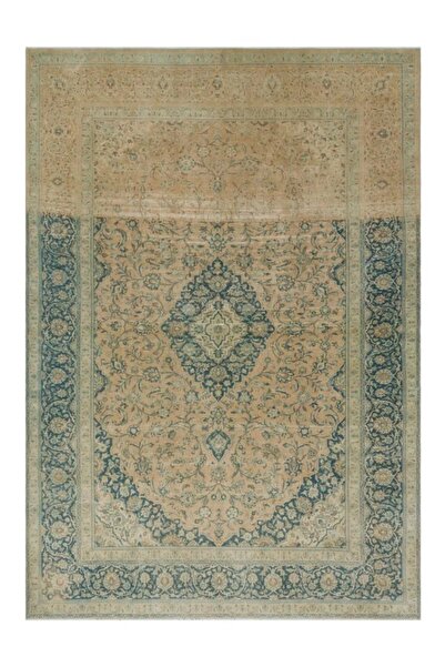 Apex Halı Eskitme Vintage Halı XLarge El Dokuma Naturel Bej 29844 274 x 398 cm