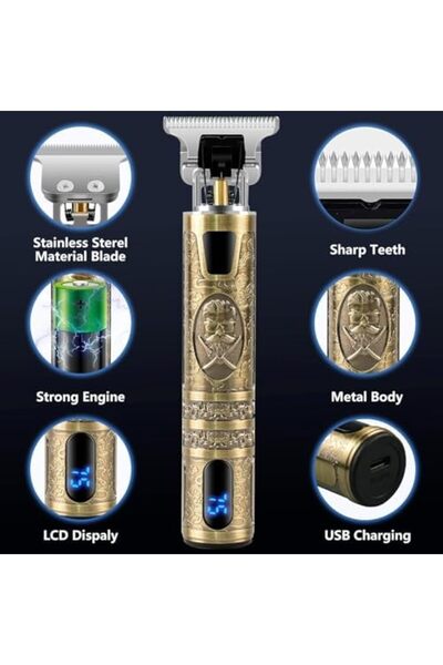 Generic NEW Upgraded Hair Trimmer Beard Clippers for Men Professional USB Electric Hair Clippers for Hair Cu