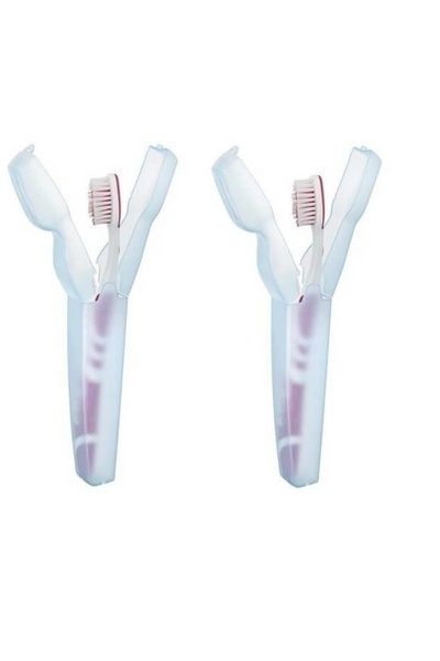 SepetBudur 2 Pieces Toothbrush Box with Lid