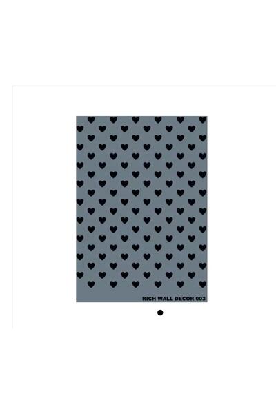 Atölyeizgi Rich Kalpli Dekoratif Stencil Şablon – 50x70 cm Ahşap ve Duvar Boy...