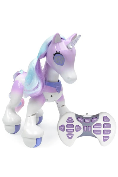 Tradeo Remote Control Unicorn Pet – Touch-Activated, Walks, Chases & Plays! Magical Toy Horse for Kids