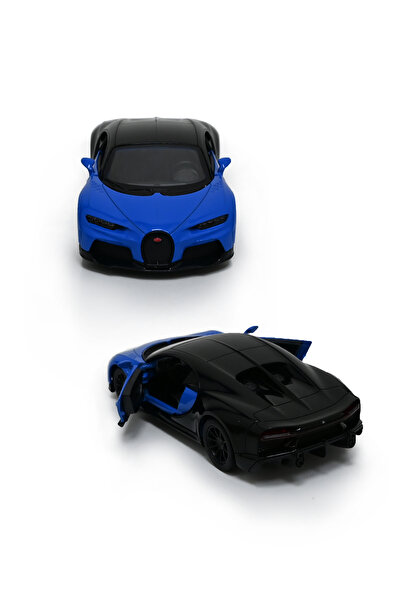 Kinsmart Bugatti Chiron Super sport Car Die Cast Metal Doors Openable Pull Back Action Toy