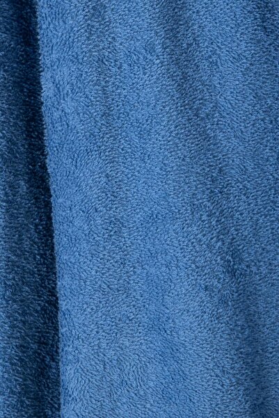 BOOVI Shadow Blues - Unisex Şalyaka Mavi Bornoz