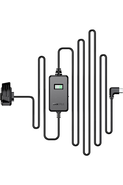 VP04 OBD USB-C Hardwire Kablo 24/7 Park İzleme, 3 Kademe Voltaj Koruma
